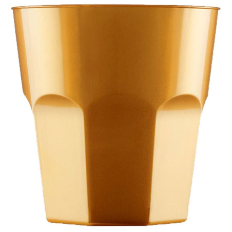 Verre Plastique à Cocktail Or PS Ø73mm 220ml (50 Utés)