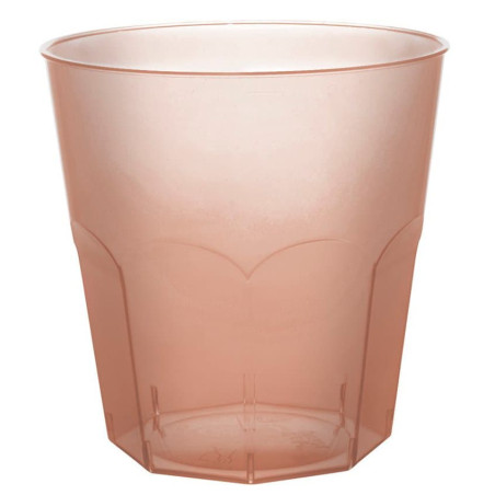 Verre Plastique Marron Transp. PS Ø73mm 220ml (1000 Utés)