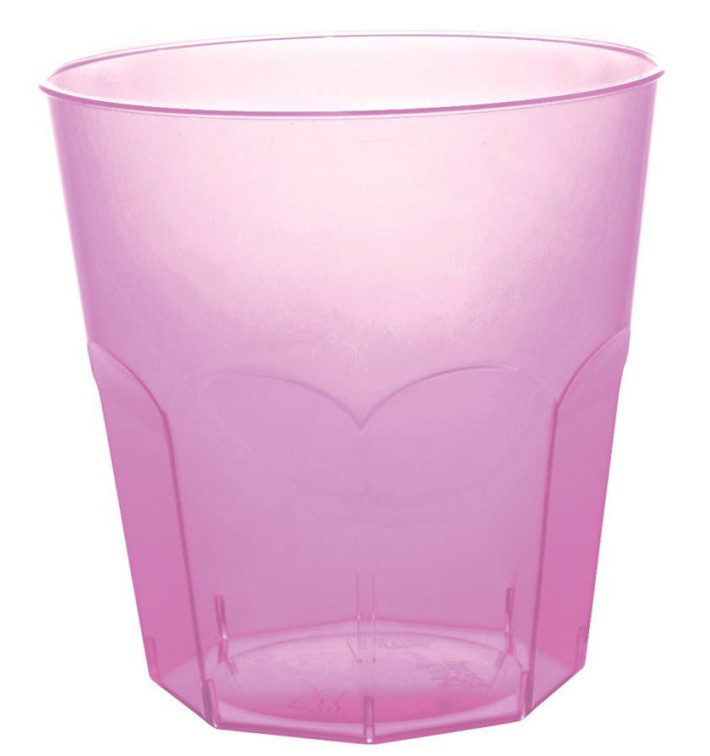 Verre Plastique Violet Transp. PS Ø73mm 220ml (1000 Utés)