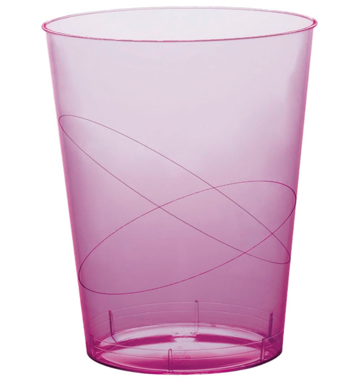 Verre Plastique Moon Lilas Transp. PS 350ml (400 Unités)