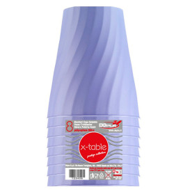 Gobelet Plastique PP "X-Table" Violet 320ml (8 Utés)