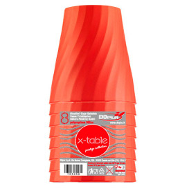 Gobelet Plastique PP "X-Table" Orange 320ml (8 Utés)