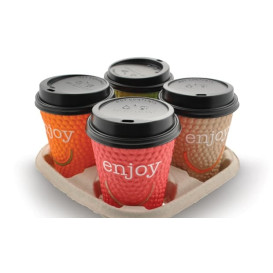 Gobelet Carton "Enjoy" 12Oz/360ml Ø9,0cm (34 Unités)