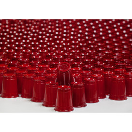 Plastic PS beker Amerikaanse Red Party Bekers 360ml (50 stuks)