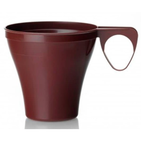 Tasse Réutilisable PS Marron 80ml (40 Utés)