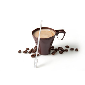 Tasse Plastique Dur Marron 80ml (1.200 Unités)