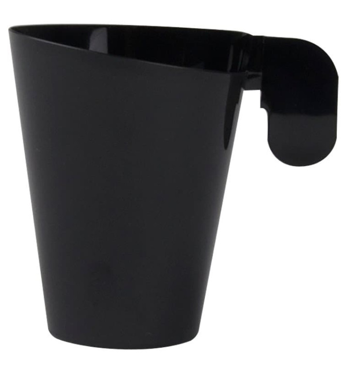 Tasse Plastique Design Noir 72ml (240 Unités)