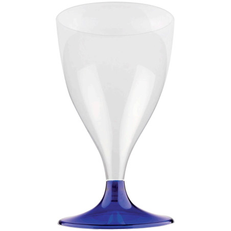 Plastic stamglas wijn blauw 200ml 2P (400 stuks)