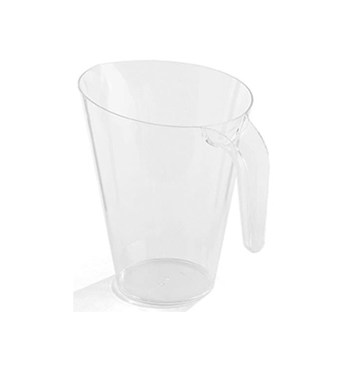 Plastic pot PS Herbruikbaar transparant 1.500 ml (1 stuk)