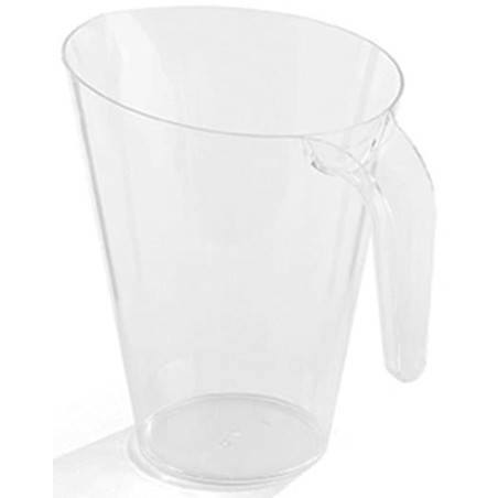 Plastic pot PS Herbruikbaar transparant 1.500 ml (1 stuk)