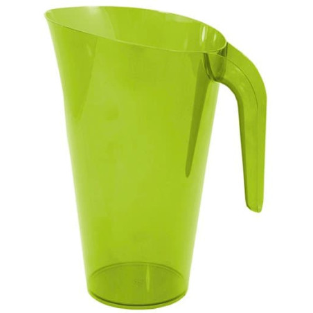 Carafe Plastique Vert  Réutilisable 1.500 ml (1 Unité)