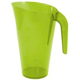 Carafe Plastique Vert  Réutilisable 1.500 ml (20 Unités)