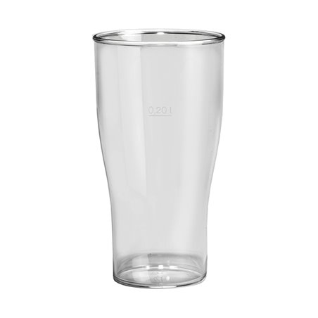 Verre Réutilisable Durable SAN Pour Bière Transp. 350ml (100 Utés)