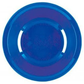 Assiette Plastique Creuse Bleu Mediterranée Round PP Ø195mm (600 Utés)