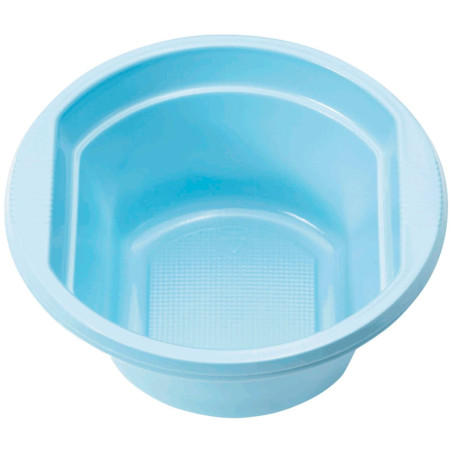 Bol en Plastique PS Bleu Clair 250ml Ø12cm (30 Utés)