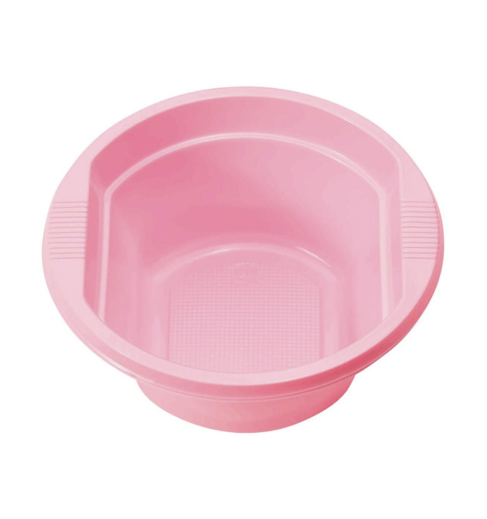 Plastic Kom PS roze 250ml Ø12cm (30 stuks) 