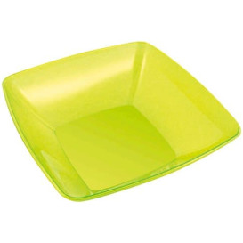 Bol PS Cristal Dur Vert 3500ml 28x28cm (20 Utés)