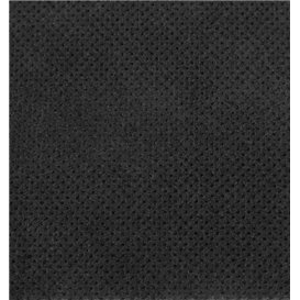 Serviette Papier Double Point 25x25cm Noir (100 Utés)