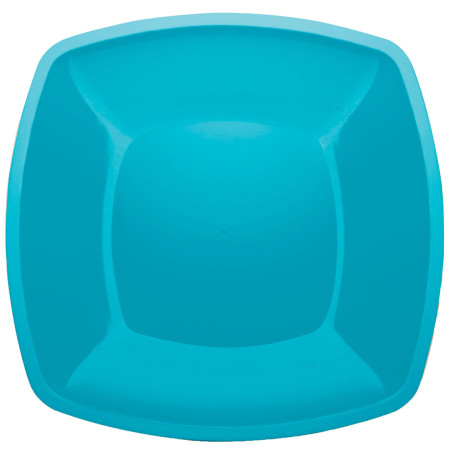 Assiete Dure Réutilisable Plate Turquoise  PS 30cm (12 Utés)