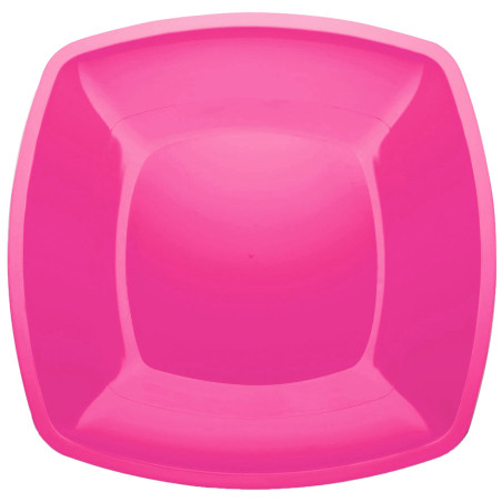 Assiete Dure Réutilisable Plate Fuchsia  PS 30cm (12 Utés)