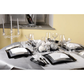 Assiette Plastique Réutilisable Creuse Blanc PP 180mm (25 Utés)