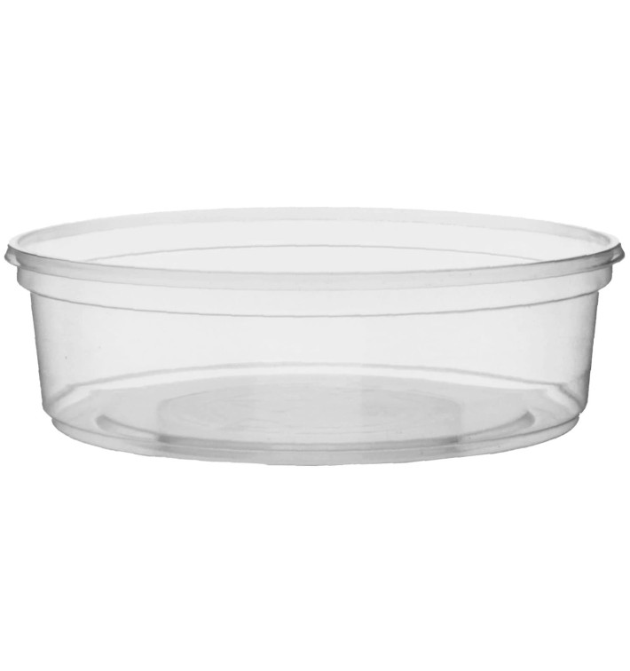 Pot en Plastique Transparent 125ml Ø10,5cm (100 Unités)