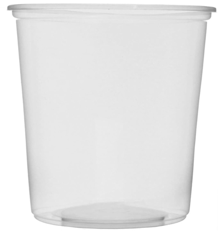 Plastic deli Container transparant PP 500ml Ø10,5cm (1.000 stuks)