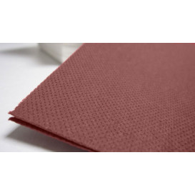 Serviette Papier Molletonnée 40x40 Marron (1.200 Utés)