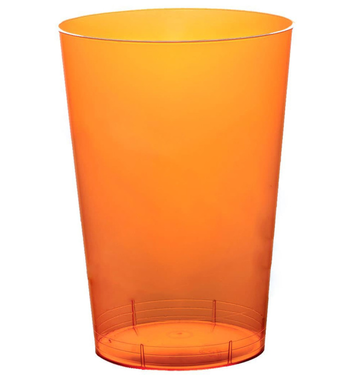 Verre Plastique Moon Orange Transp. PS 230ml (50 Unités)