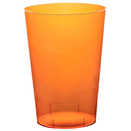 Verre Plastique Moon Orange Transp. PS 230ml (50 Unités)