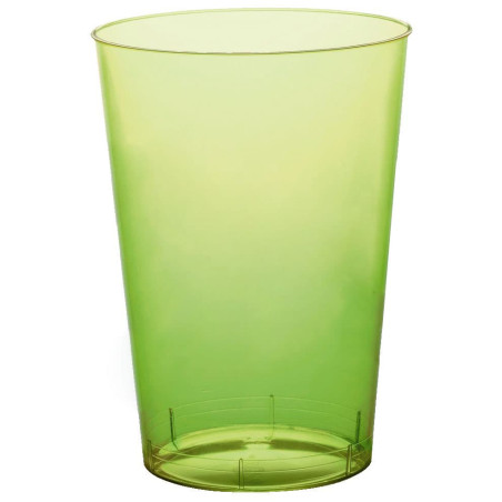 Verre Réutilisable PS Cristal Moon Vert Citron Transp. 230Ml (50 Utés)