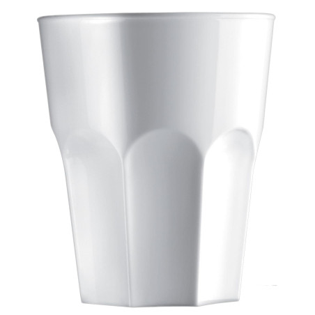 Verre Réutilisable Durable SAN Rox Blanc 300ml (8 Utés)