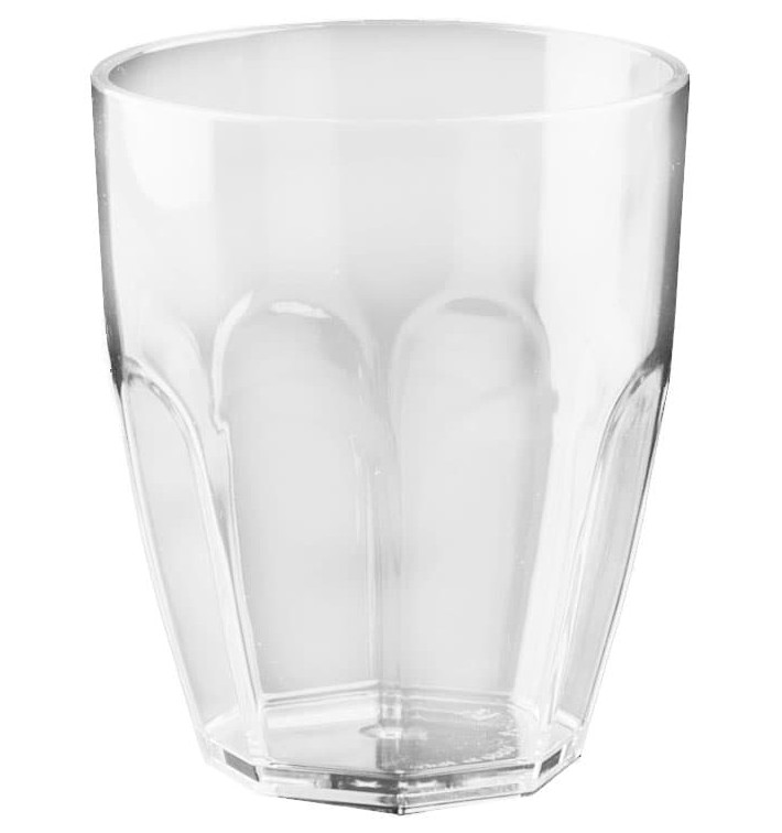 Plastic glas SAN Herbruikbaar "Summer" transparant 355ml (1 stuk) 