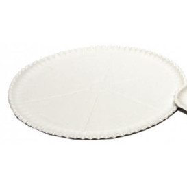 Plateau à Pizza en Carton Blanc Ø33cm (200 Unités)