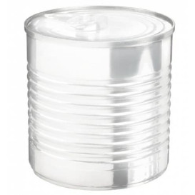 Boîte de Conserve Transparente PS 220ml Ø7,4x7cm (100 Utés)