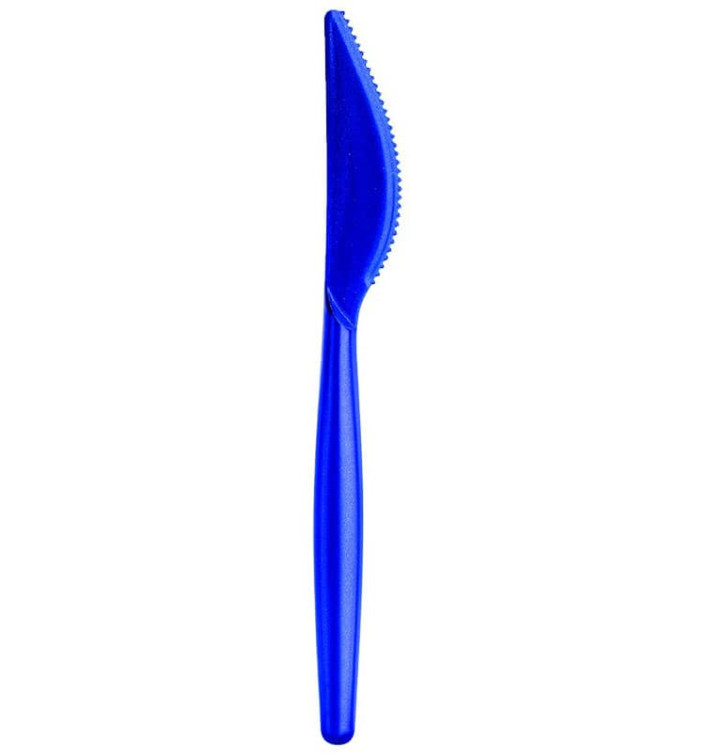 couteau Plastique Easy PS Bleu Perle 185mm (20 Unités)