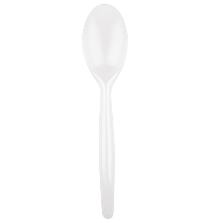 Cuillère Plastique Easy PS Blanc 185mm (20 Unités)