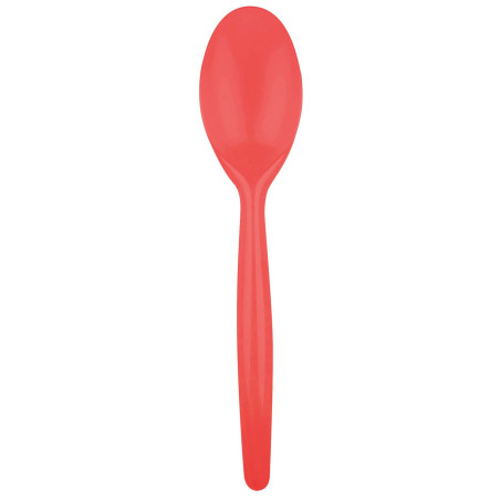 Plastic lepel  PS "Easy" rood 18,5 cm (20 stuks) 