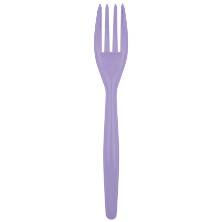 Fourchette Plastique Easy PS Lilas 180mm (20 Unités)