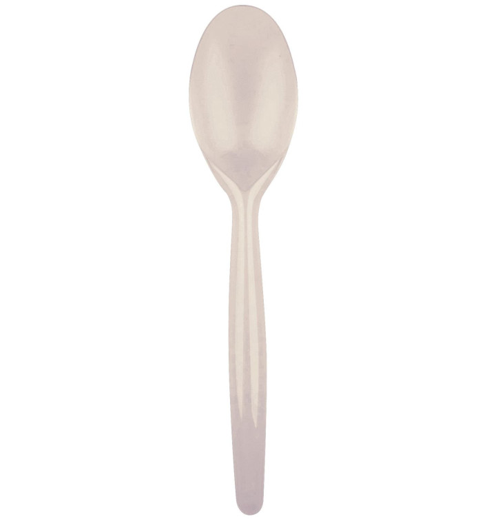 Plastic lepel  PS "Easy" beige 18,5 cm (500 stuks)