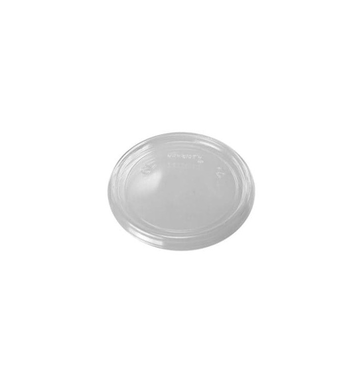 Couvercle Plat Plastique Transparent Ø7,4cm (100 Utés)