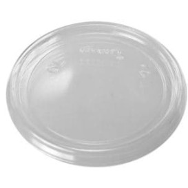 Couvercle Plat Plastique Transparent Ø7,4cm (1000 Utés)