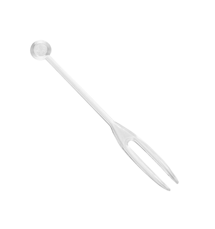 Pique en Plastique Snack Stick Transparent 90mm (6600 Utés)