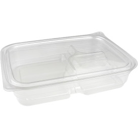 Plastic deli Container PET 3C 700ml 22x16x4cm (75 stuks) 