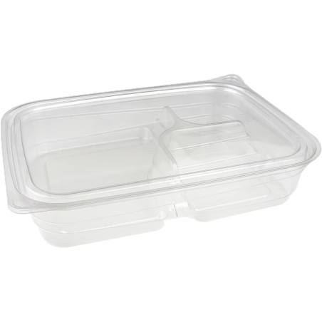 Récipient Plastique PET 3C 700ml 22x16x4cm (300 Utés)