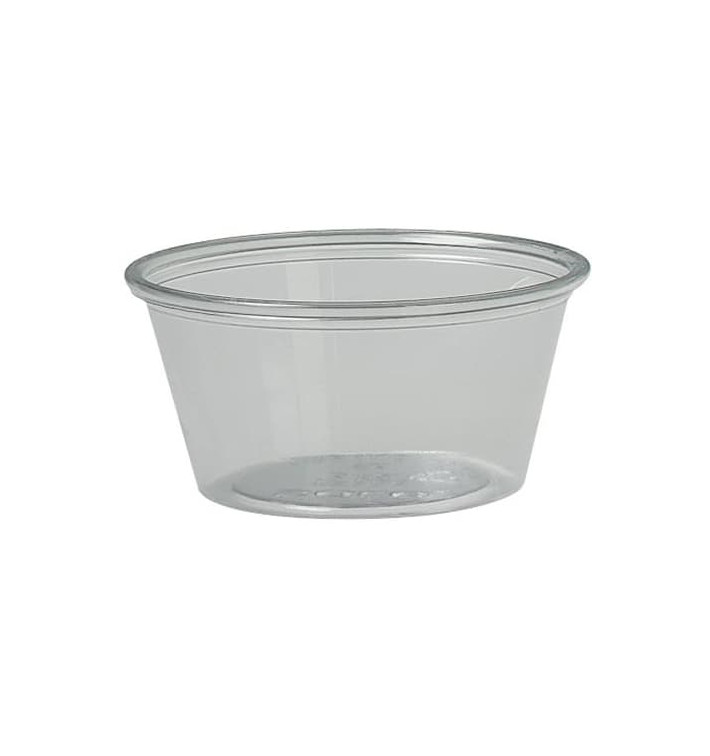 Plastic souffle beker PET transparant 2Oz/60ml Ø6,6cm (250 stuks) 