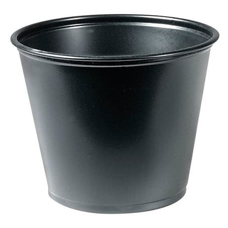 Pot PP Noir à Sauce 165ml Ø7,5cm (2.500 Utés)