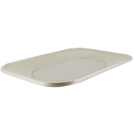 Plateau Plastique PP "X-Table" Perle 330x230mm (2 Utés)