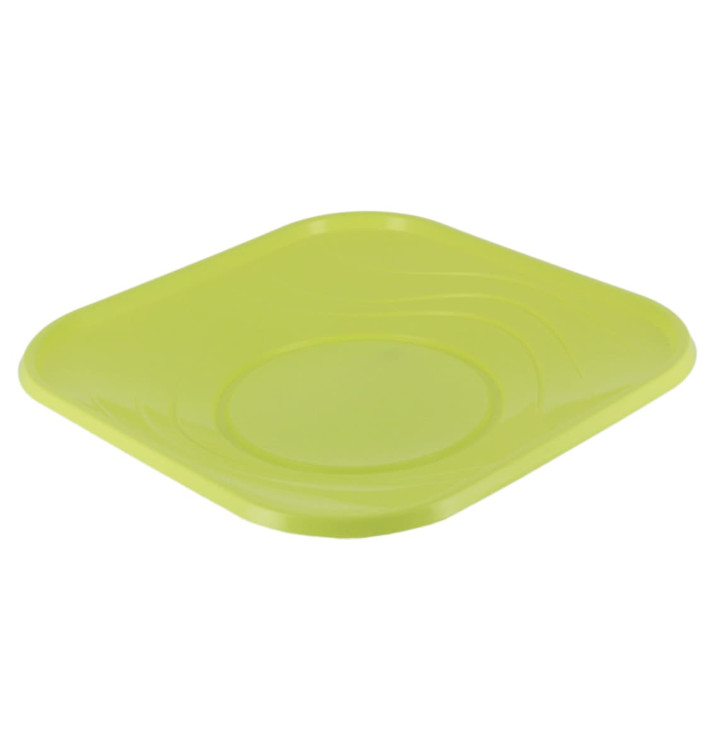 Assiette Plastique PP "X-Table" Citron vert 180mm (8 Utés)