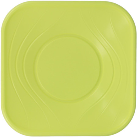 Bol Plastique PP Carré "X-Table" Vert 18x18cm (120 Utés)